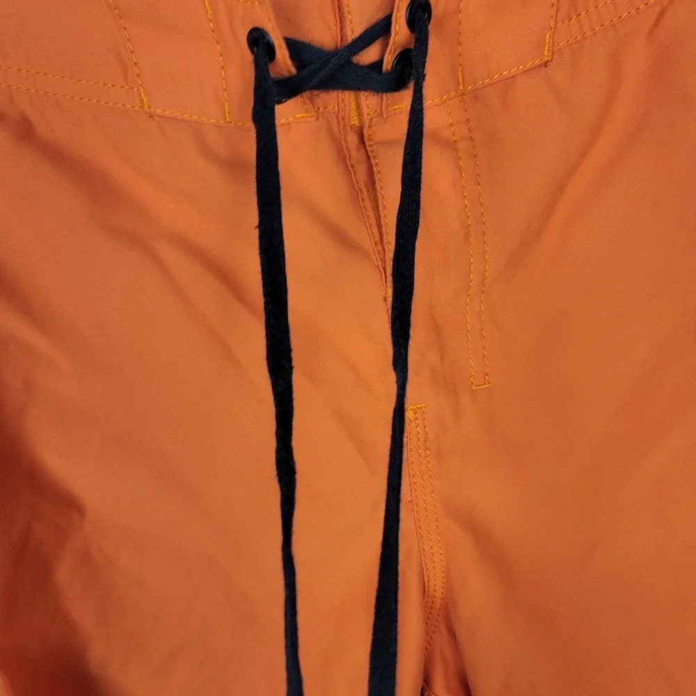Vintage Billabong Board Shorts Mens 36‎ Burnt Orange Surf Swim Cargo Pockets